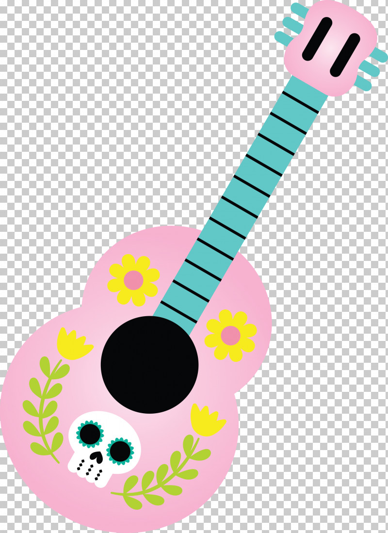 Day Of The Dead Día De Muertos PNG, Clipart, Acoustic Guitar, D%c3%ada De Muertos, Day Of The Dead, Guitar, String Instrument Free PNG Download
