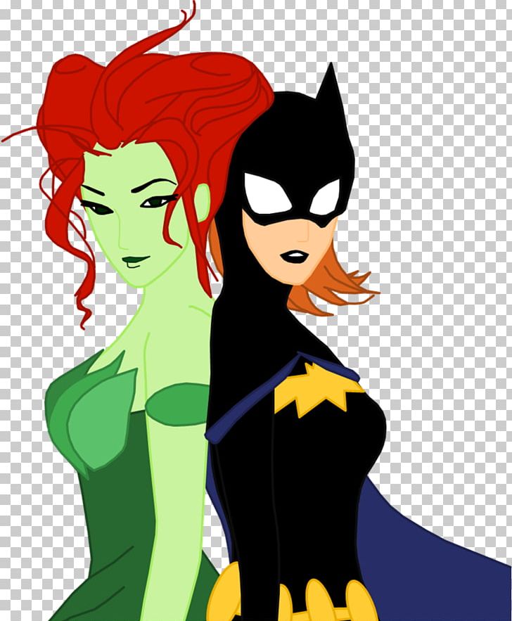 Batgirl Poison Ivy Female PNG, Clipart, Art, Batgirl, Black Hair, Cartoon, Character Free PNG Download