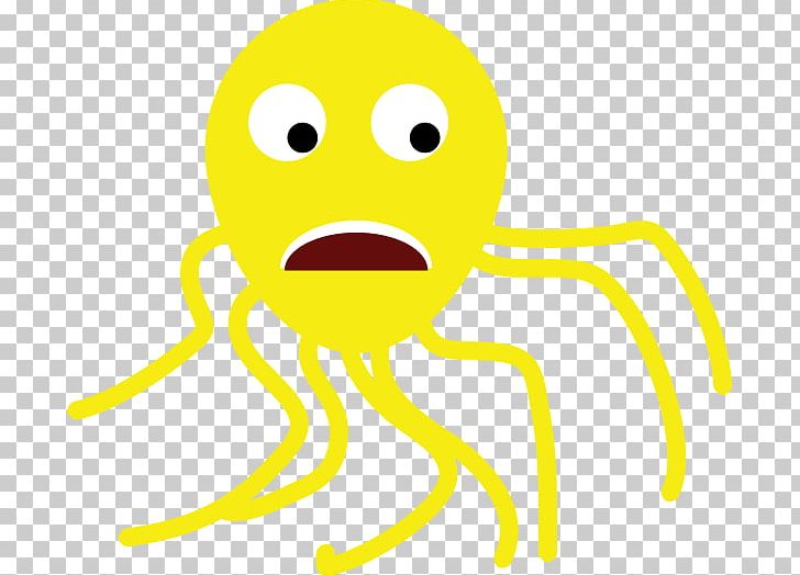 Octopus Smiley Yellow PNG, Clipart, Art, Emoticon, Invertebrate, Line, Octo Cliparts Free PNG Download