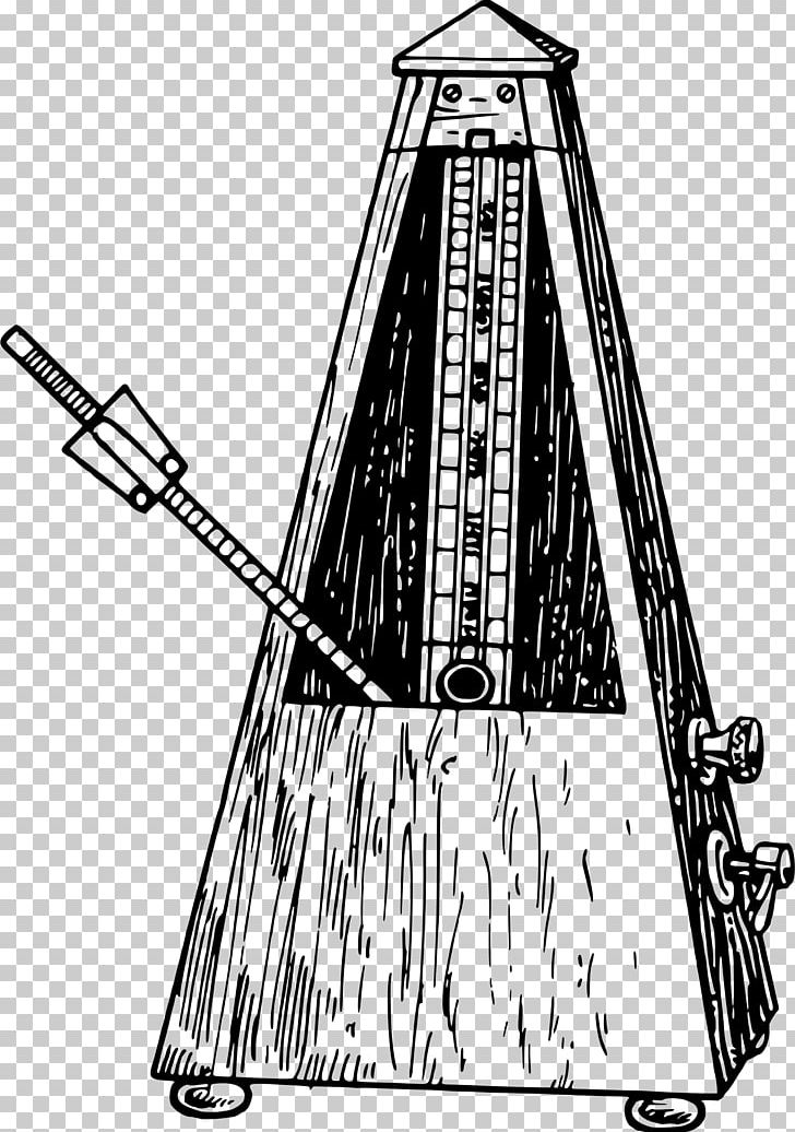 Metronome Drawing Piano Musical Instruments PNG, Clipart, Abel, Angle, Black And White, Cartoon, Drawing Free PNG Download