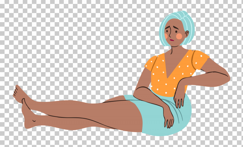 Relaxing Lady Woman PNG, Clipart, Cartoon, Girl, Hm, Human, Human Body Free PNG Download