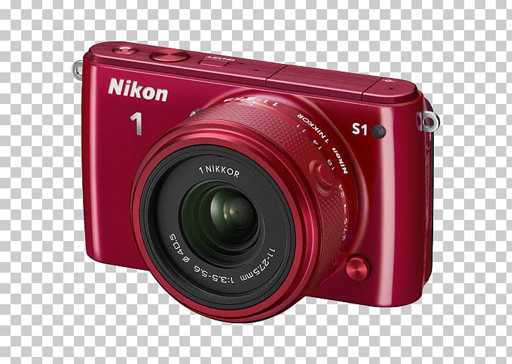 Nikon 1 S1 Camera Lens Mirrorless Interchangeable-lens Camera System Camera PNG, Clipart, Camera, Camera Lens, Digital Camera, Digital Cameras, Digital Slr Free PNG Download