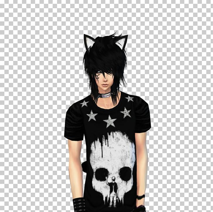 Emo Male Boy Man Punk Fashion Png Clipart Avatar Black Boy Character Costume Free Png Download