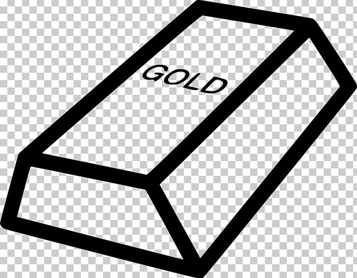 Gold Bar Ingot Computer Icons PNG, Clipart, Angle, Area, Bar, Black, Black And White Free PNG Download