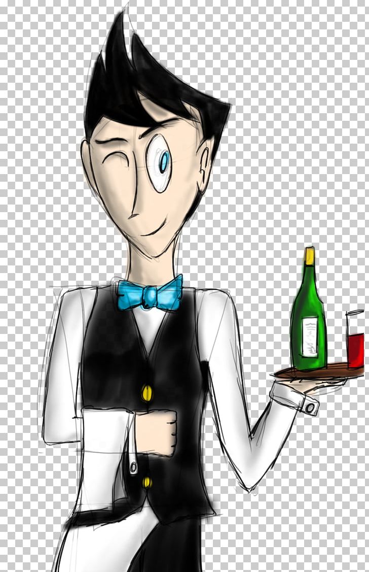 Cartoon Waiter Comics Drawing PNG, Clipart, Animated Film, Bottle, Cartoon, Comics, Drawing Free PNG Download