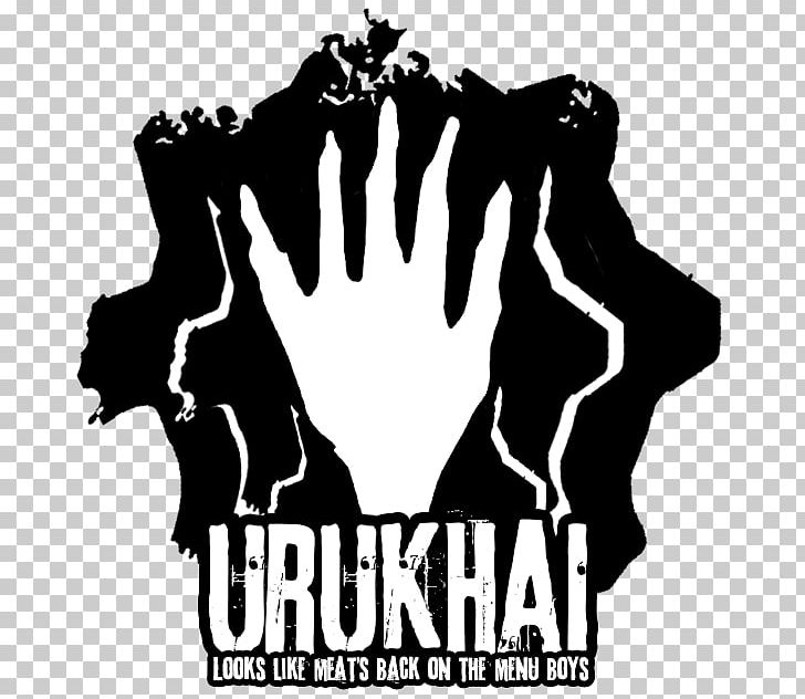 Uruk-hai Logo Human Behavior Font Brand PNG, Clipart, Behavior, Black And White, Brand, Flag, Human Free PNG Download
