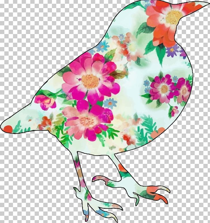 Bird Flower Art PNG, Clipart, Animals, Art, Artwork, Beak, Bird Free PNG Download