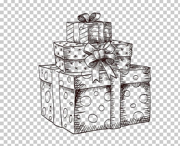 Christmas Euclidean Gift Vecteur Element PNG, Clipart, Black And White, Christmas, Christmas Gifts, Element, Euclidean Vector Free PNG Download