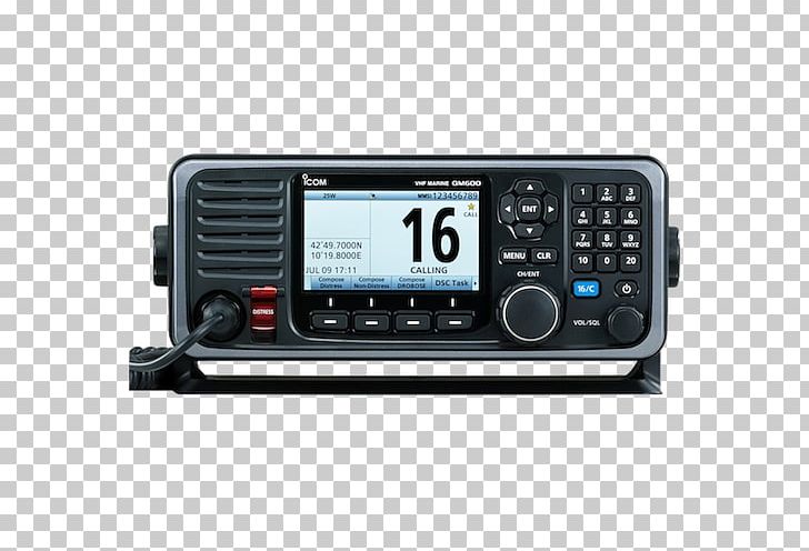 Marine VHF Radio Very High Frequency Icom Incorporated Digital Selective Calling PNG, Clipart, Aerials, Audio Receiver, Automatic Identification System, Electronic Device, Electronics Free PNG Download