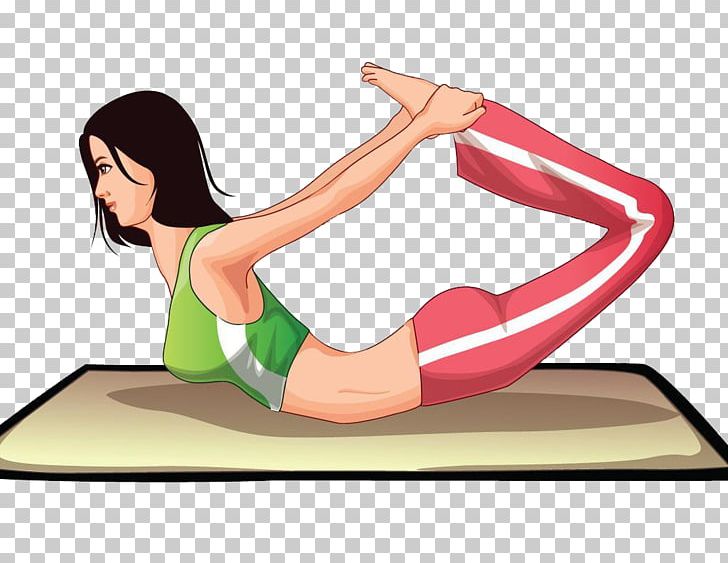 Cartoon Yoga Illustration PNG, Clipart, Arm, Art, Balance, Comics, Fitness Free PNG Download