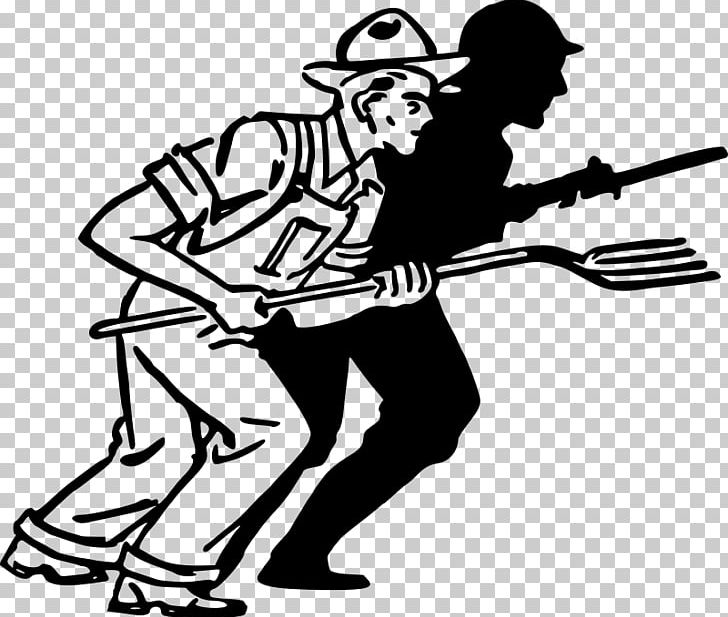 Farm Soldier PNG, Clipart, Arm, Art, Artwork, Black, Black And White Free PNG Download