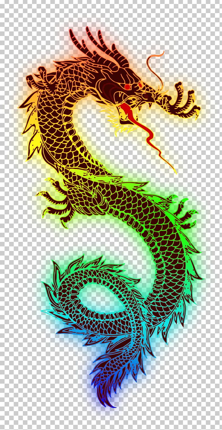 Dragon Sticker Rainbow PNG, Clipart, Art, Bumper Sticker, Chinese Dragon, Clip Art, Color Free PNG Download