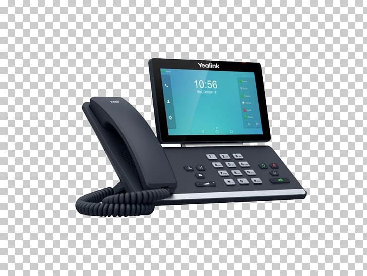 Yealink SIP-T58V Ip Phone VoIP Phone Mobile Phones Session Initiation Protocol Videotelephony PNG, Clipart, Android, Communication, Computer Monitor Accessory, Corded Phone, Electronics Free PNG Download