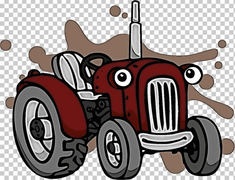 Tractor Vehicle Cartoon Antique Car Car PNG, Clipart, Antique Car, Car, Cartoon, Tractor, Vehicle Free PNG Download