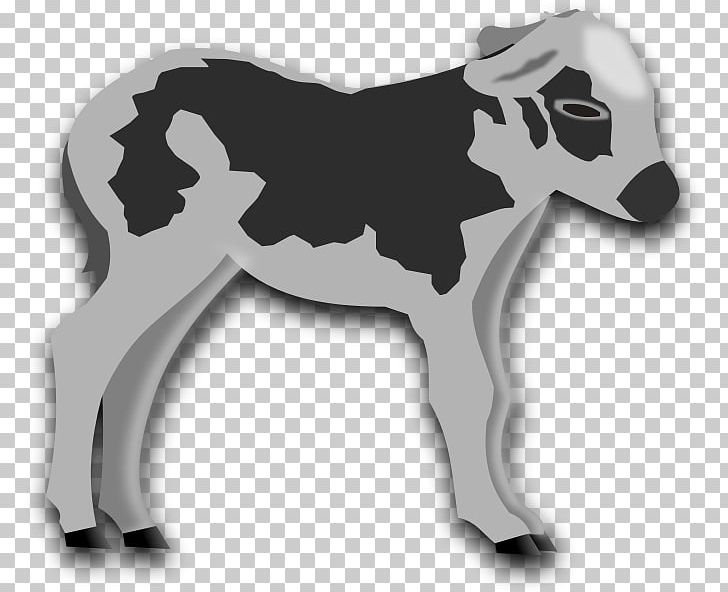Calf Open Cattle PNG, Clipart, Art, Black And White, Calf, Cattle, Cattle Like Mammal Free PNG Download