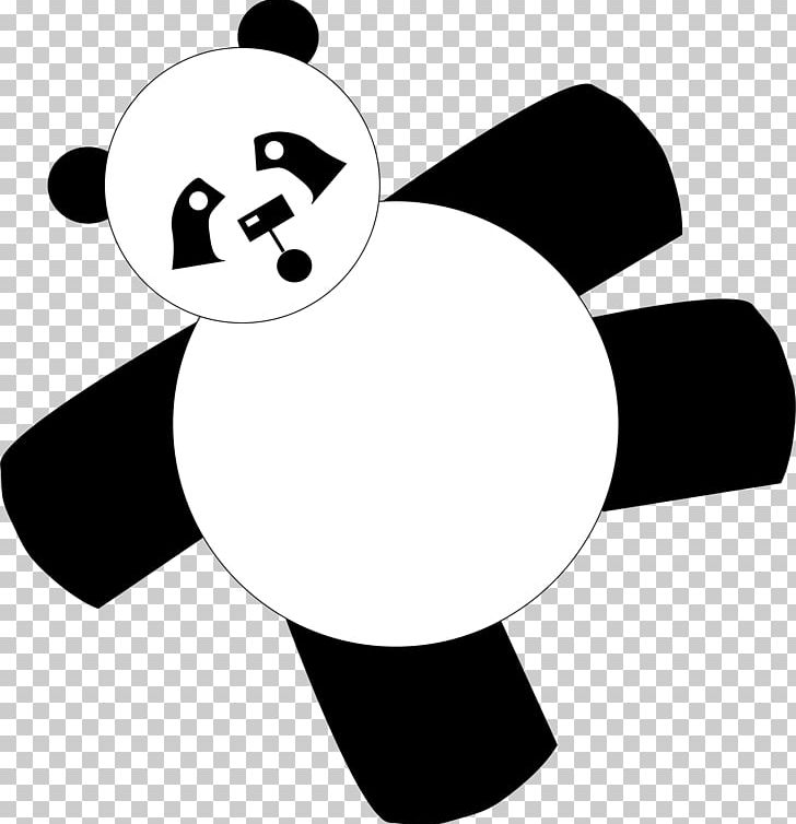 Giant Panda Bear Cartoon PNG, Clipart, Animals, Artwork, Bear, Black, Black And White Free PNG Download