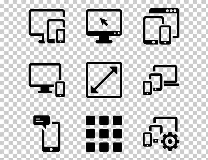 Responsive Web Design Computer Icons Encapsulated PostScript PNG, Clipart, Angle, Area, Black, Black And White, Brand Free PNG Download