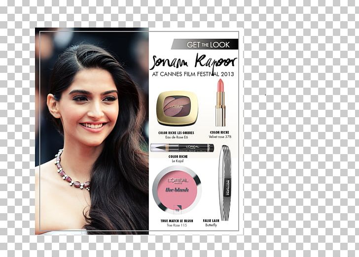 Sonam Kapoor Lipstick LÓreal Eye Shadow Beauty PNG, Clipart, Beauty, Black Hair, Brand, Brown Hair, Cheek Free PNG Download