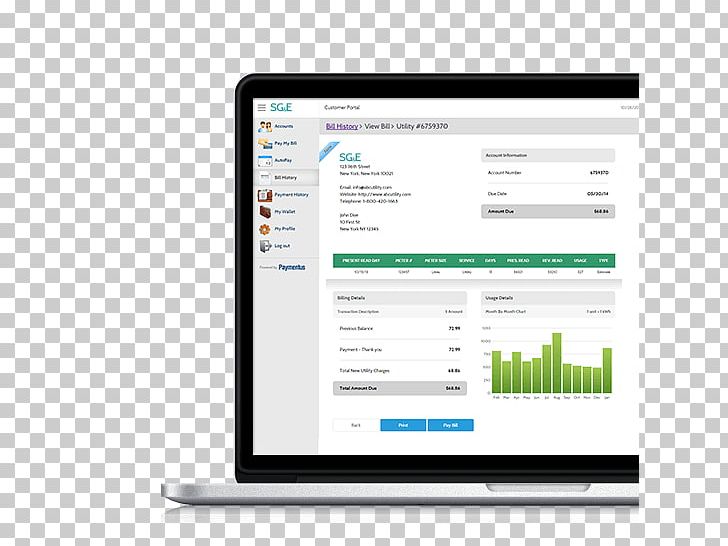 Electronic Billing Information Customer Service Payment PNG, Clipart, Brand, Business, Computer, Computer Monitor, Computer Program Free PNG Download