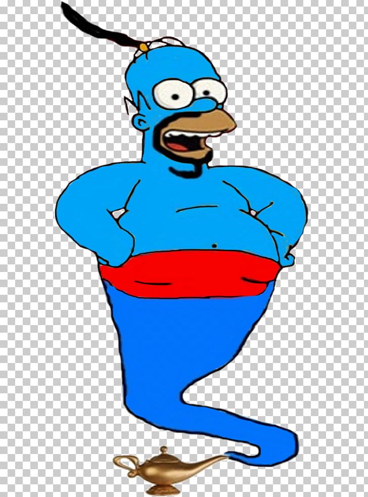Homer Simpson Genie Iago Jafar Drawing PNG, Clipart, Aladdin, Animation, Area, Art, Artwork Free PNG Download