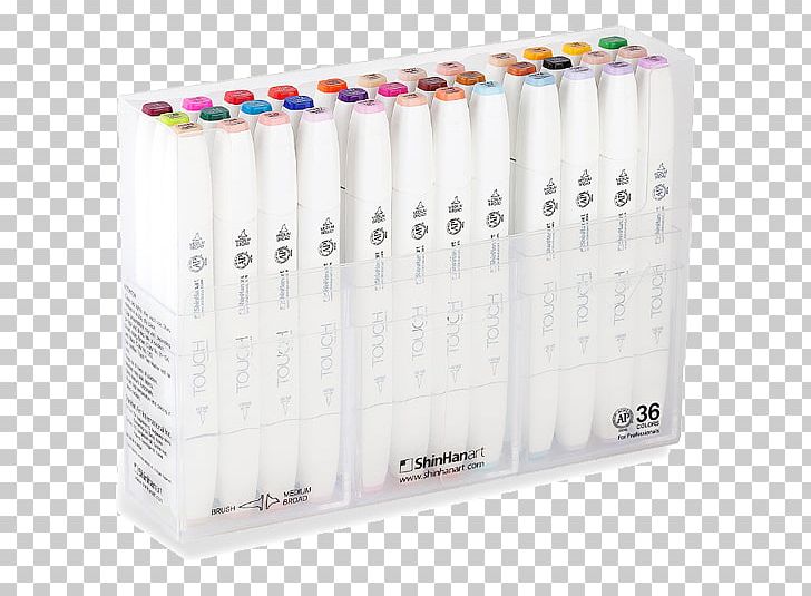 Marker Pen ShinHan Touch Twin Brush Marker Drawing Pens PNG, Clipart, Brush, Color, Copic, Drawing, Fudepen Free PNG Download