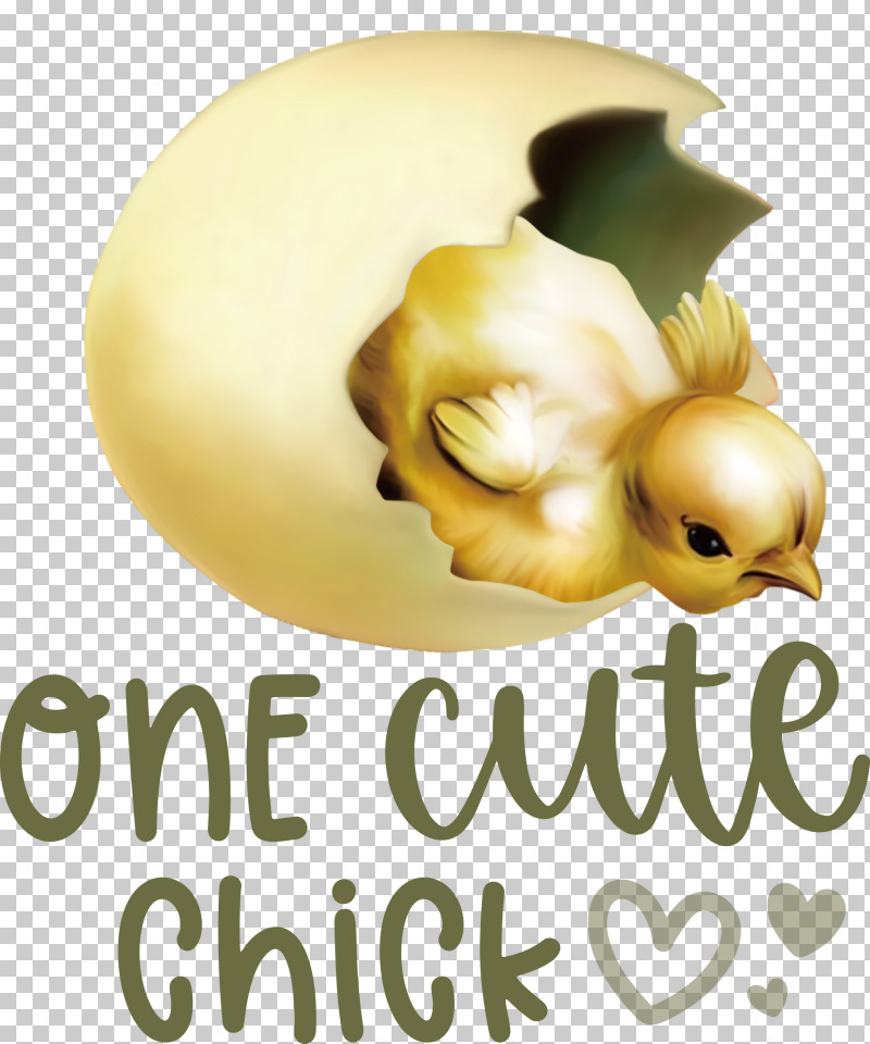 One Cute Chick Easter Day Happy Easter PNG, Clipart, Biology, Birds, Easter Day, Fruit, Happy Easter Free PNG Download