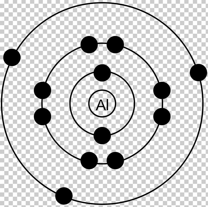 Bohr Model Aluminium Electron Chemistry Lewis Structure PNG, Clipart, Aluminium, Area, Atom, Atomic Number, Black Free PNG Download