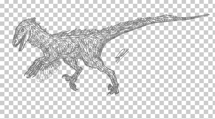 Velociraptor Deinonychus Tyrannosaurus Animal Drawing PNG, Clipart, Animal, Animal Figure, Art, Black And White, Deinonychus Free PNG Download
