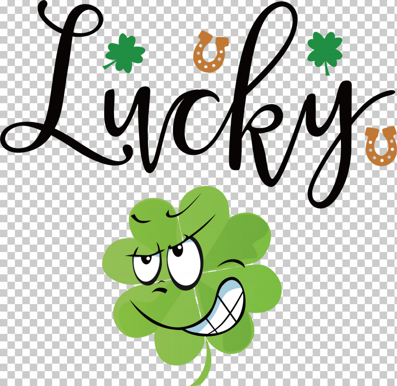Lucky Patricks Day Saint Patrick PNG, Clipart, Cartoon, Flower, Leaf, Logo, Lucky Free PNG Download