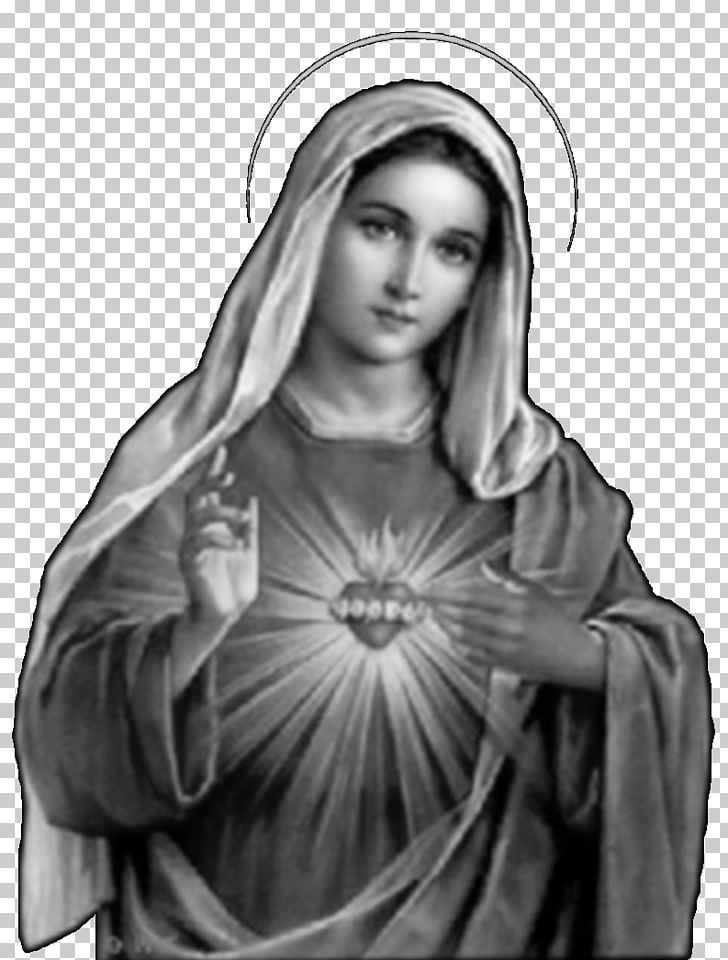 Immaculate Heart Of Mary Prayer The Most Holy Name Of The Blessed Virgin Mary God PNG, Clipart, Artwork, Black And White, Divinity, God, Immaculate Heart Of Mary Free PNG Download