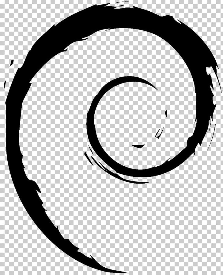 Debian Linux Mint Linux Distribution PNG, Clipart, Arch Linux, Artwork, Black, Black And White, Circle Free PNG Download