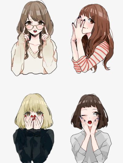 Girl Collection PNG, Clipart, Beautiful, Beautiful Illustration, Beauty, Collection Clipart, Girl Free PNG Download