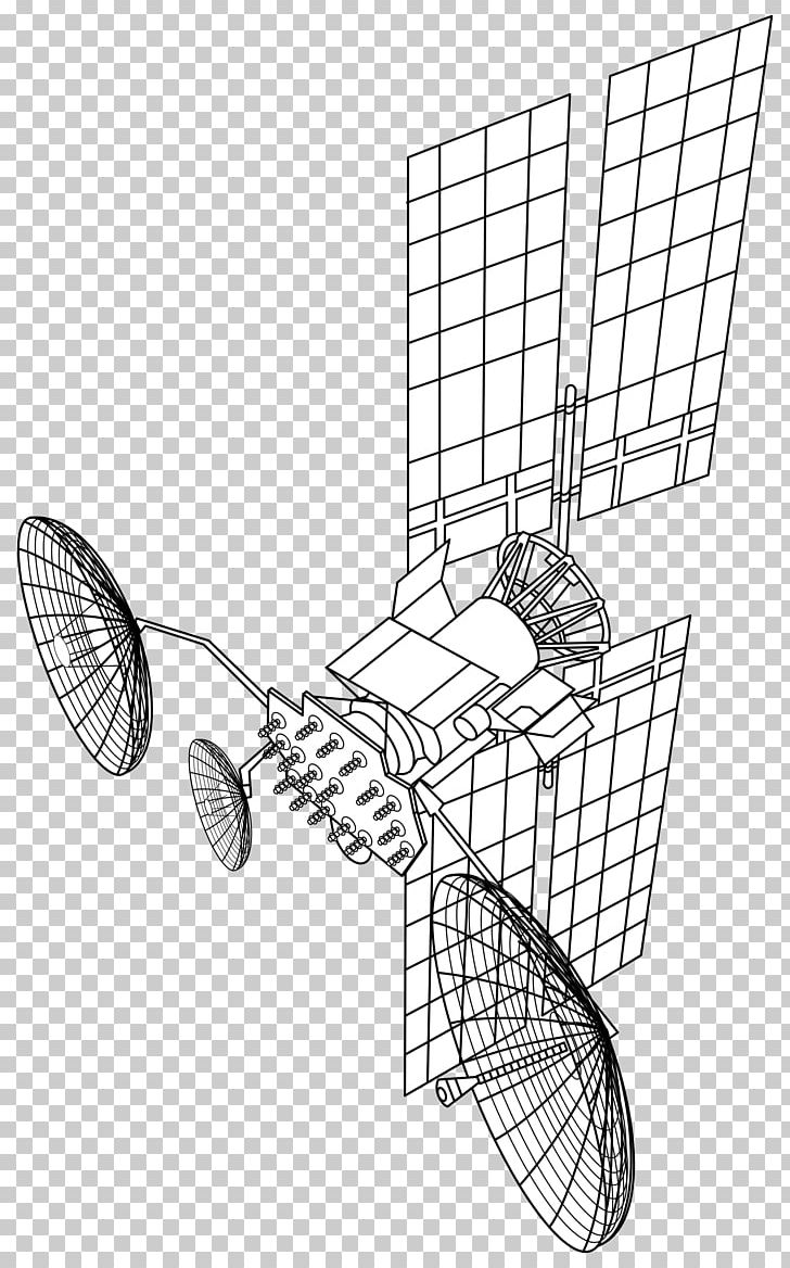 Luch Communications Satellite Olymp-K Proton PNG, Clipart, Almaz, Angle, Area, Black And White, Communications Satellite Free PNG Download
