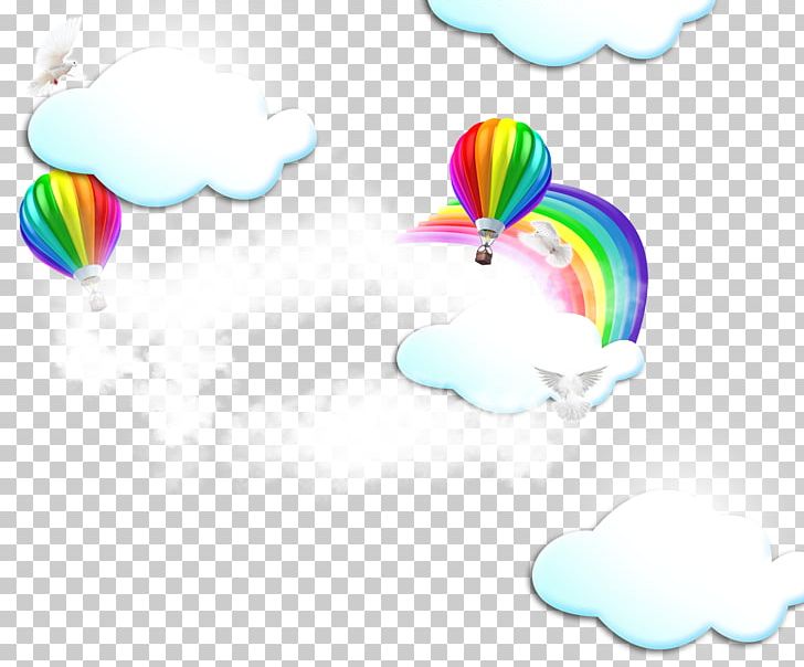 Hot Air Balloon Rainbow PNG, Clipart, Air, Air Balloon, Background, Balloon, Balloon Cartoon Free PNG Download