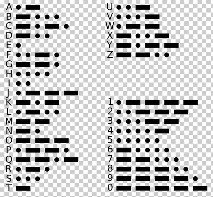 Morse Code Alphabet Translation Letter PNG, Clipart, Angle, Black, Black And White, Brand, Circle Free PNG Download