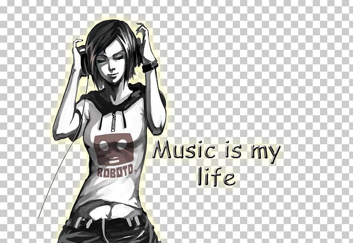 Song Theme Music Still Tippin' It's My Life PNG, Clipart, 8trackscom, Anime, Art, Black Hair, Cartoon Free PNG Download