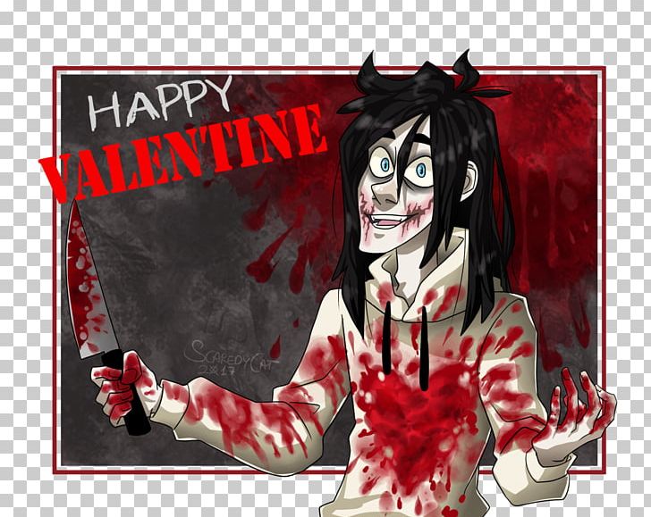 Valentine's Day Creepypasta Jeff The Killer Slasher YouTube PNG, Clipart,  Free PNG Download