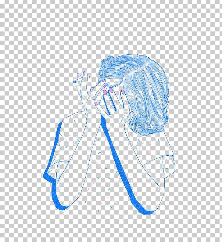 France Art Illustrator Drawing Illustration PNG, Clipart, Behance, Blue, Cartoon, Creative Girl, Creative Industries Free PNG Download