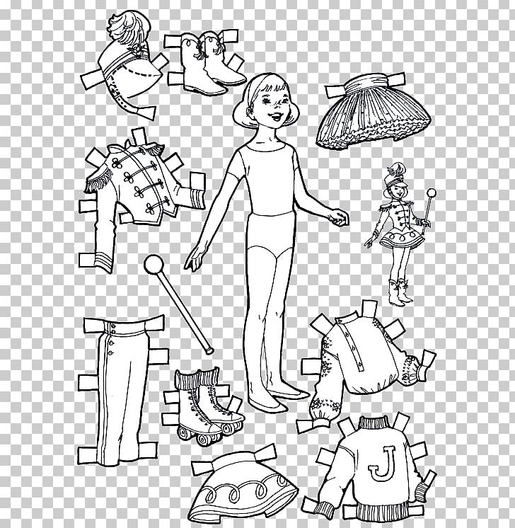 Paper Doll Coloring Book Colouring Pages PNG, Clipart, Adult, Angle, Area, Arm, Art Free PNG Download