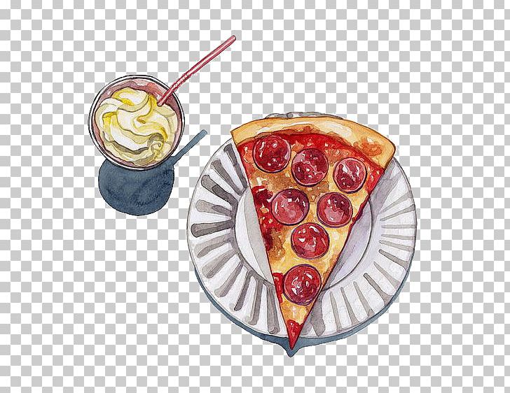 Pizza Food Watercolor Painting Drawing Illustration PNG, Clipart, Artist, Cartoon, Cartoon Pizza, Cherry Pie, Cuisine Free PNG Download
