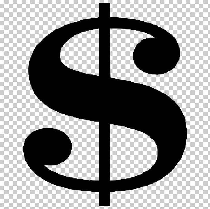 Dollar Sign United States Dollar PNG, Clipart, Black And White, Circle, Computer Icons, Currency, Currency Symbol Free PNG Download