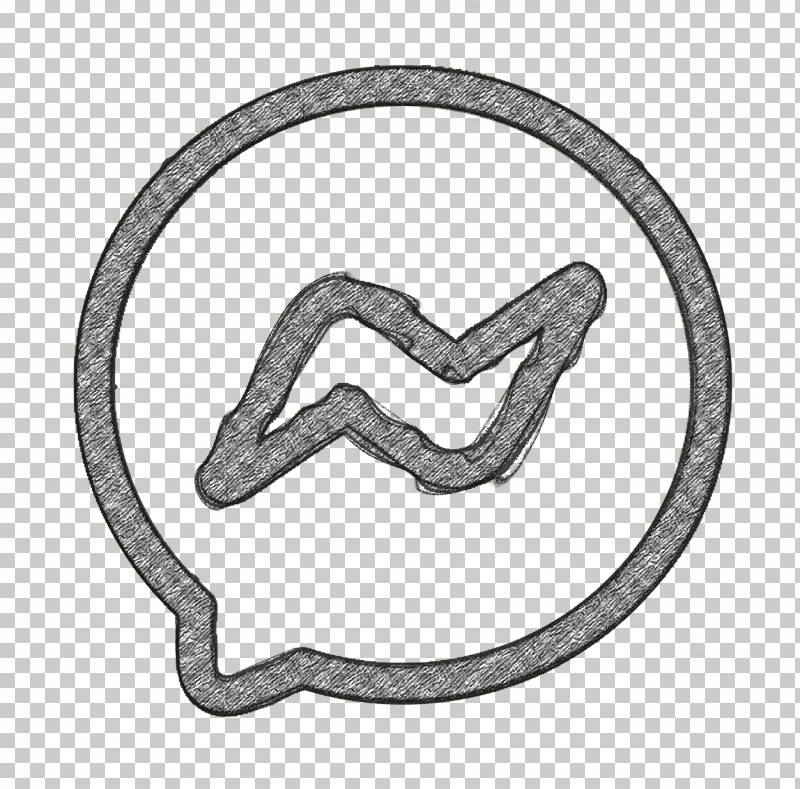 Messenger Icon Facebook Icon Social Network Icon PNG, Clipart, Black And White, Facebook Icon, Geometry, Human Body, Jewellery Free PNG Download