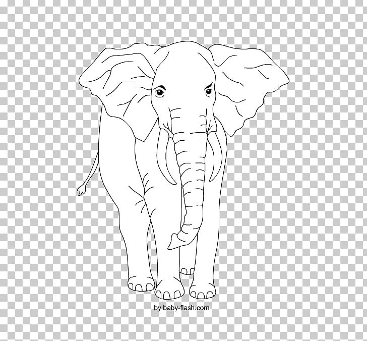 African Elephant Indian Elephant Line Art Black And White PNG, Clipart, Animals, Arm, Artwork, Black And White, Carnivoran Free PNG Download