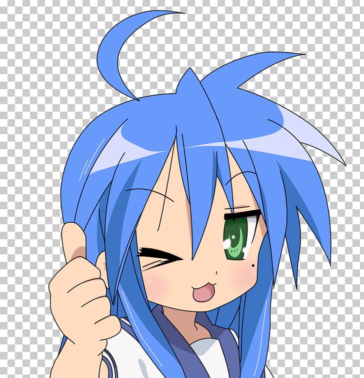 Konata Izumi Lucky Star Anime Character PNG, Clipart, Anime, Art, Artwork, Audio Drama In Japan, Blue Free PNG Download