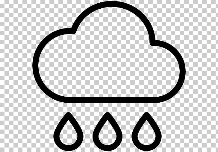 Rain Computer Icons Encapsulated PostScript PNG, Clipart, Area, Black, Black And White, Circle, Cloud Free PNG Download