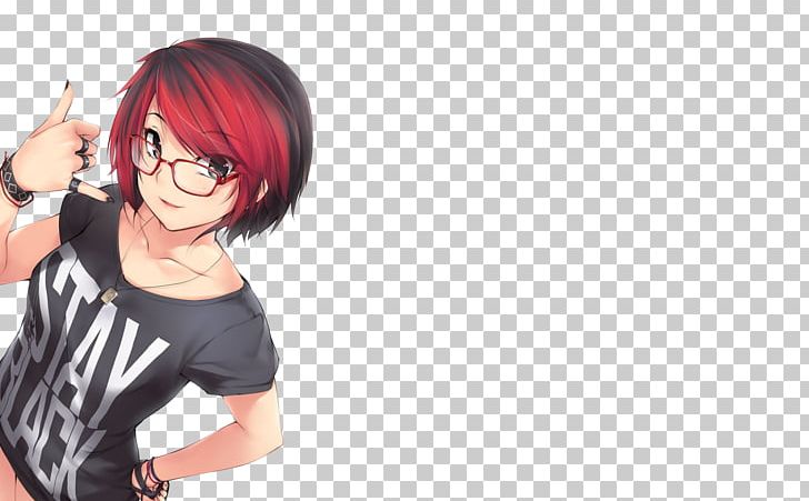 Red Hair Anime Black Hair Drawing PNG, Clipart, Anime, Art, Audio, Audio Equipment, Black Hair Free PNG Download