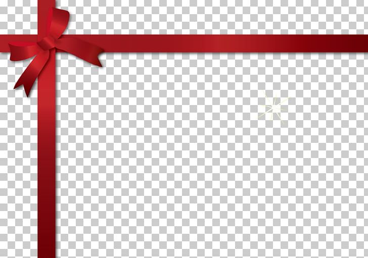 Red Ribbon Corner. PNG, Clipart, Angle, Christmas Day, Color, Cross, Gift Free PNG Download