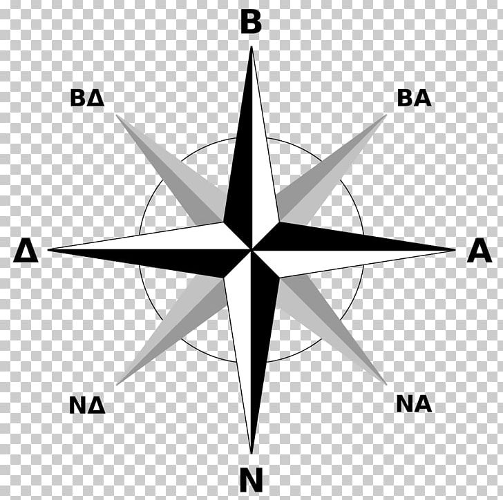 North Cardinal Direction Points Of The Compass Map PNG, Clipart, Angle, Area, Black And White, Cardinal Direction, Circle Free PNG Download