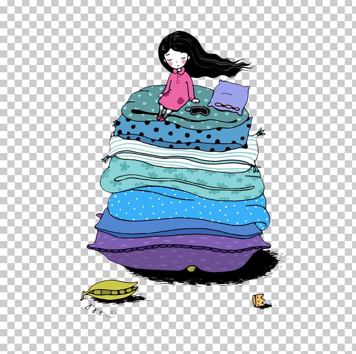The Princess And The Pea PNG, Clipart, Cake, Cartoon, Child, Drawing, On The Free PNG Download