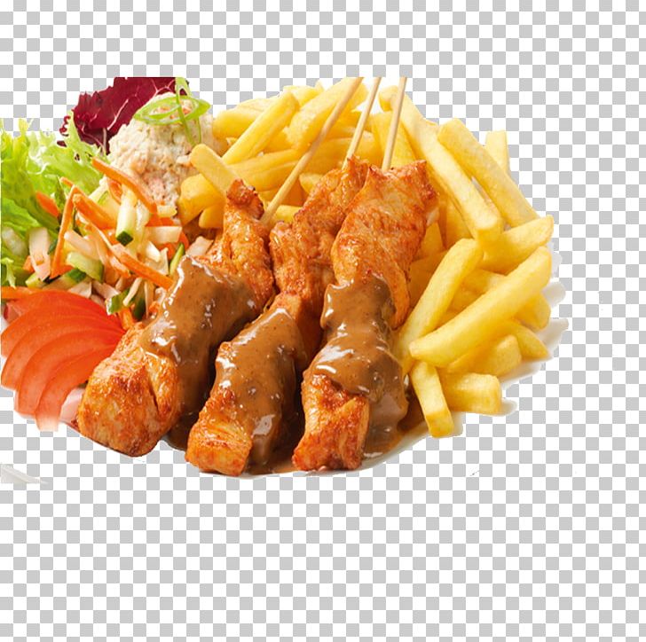 French Fries Souvlaki Satay Eetcafé De Tol Kebab PNG, Clipart, American Food, Animal Source Foods, Baguette, Cuisine, Dish Free PNG Download